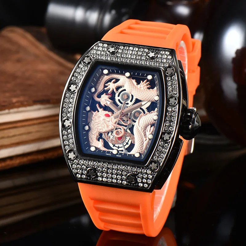 

2023 New Barrel shaped Quartz Watch Waterproof Super Strong Glow Quartz Pointer Watch Wholesale