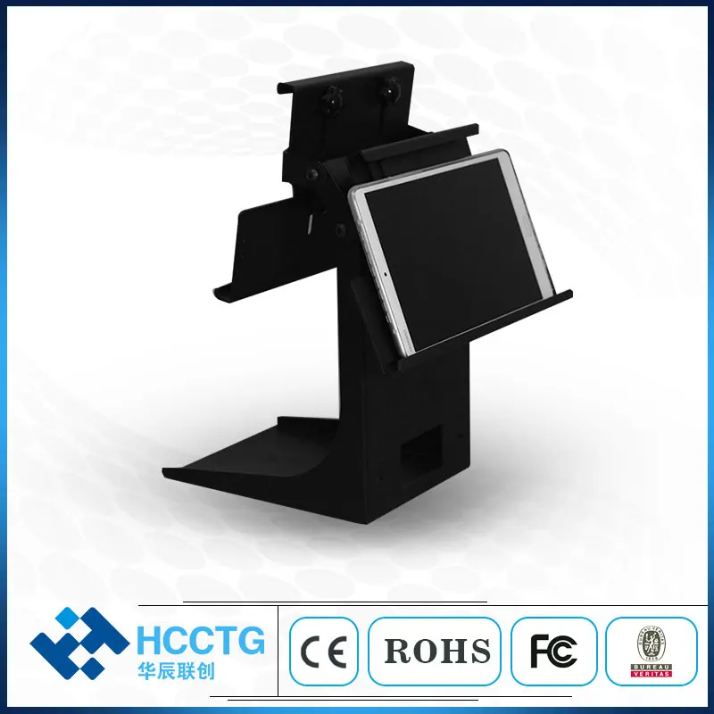 iPad本体 POS Dual Side Adjustable iPad POS STAND One-piece Design Saves