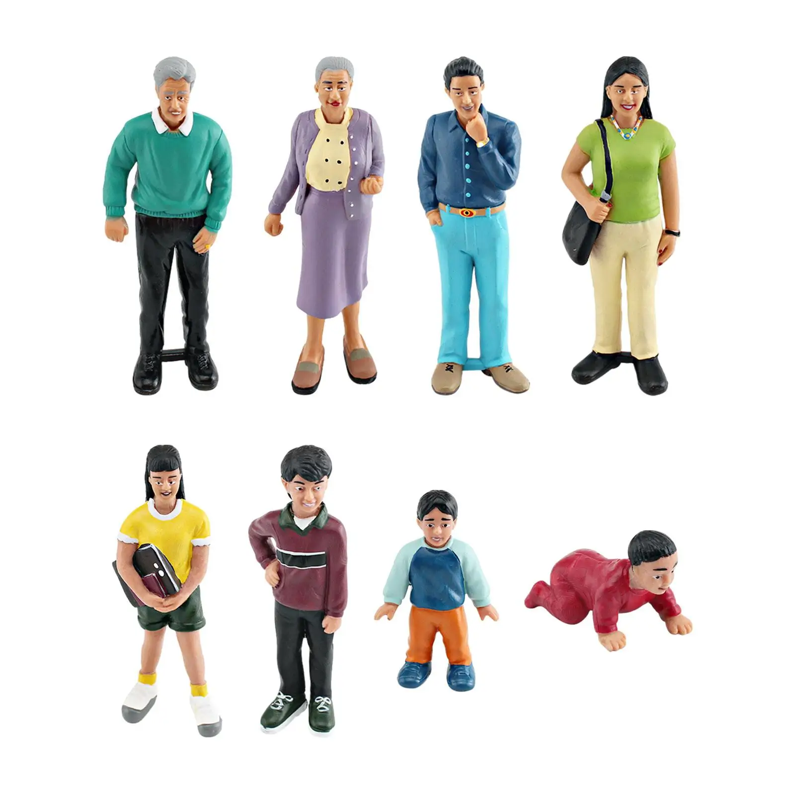 

Миниатюрная фигурка, коллекция сцены крошечных людей, модель стола с песком ручной росписи, пейзаж, персонаж