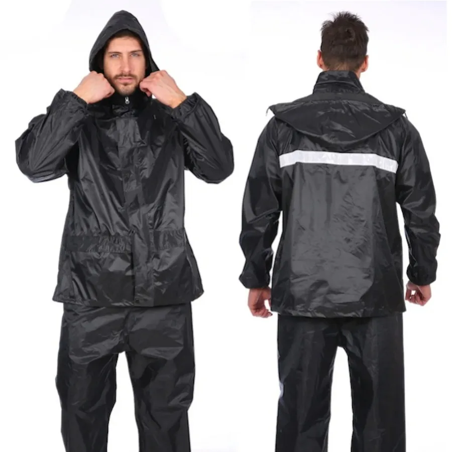 Raincoat and Rainpants Set - Full-Body Coverage for Rainy Conditions, Suitable for Electric Bicycles, Motorcycles