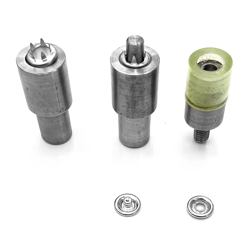 Europe Button Machine Special Mold (12mm+M6) 9.5/11 mm Snap Buckle Installation Tool Snap-Fastener Eyelets Leather Rivets Die 3