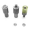 Europe Button Machine Special Mold (12mm+M6) 9.5/11 mm Snap Buckle Installation Tool Snap-Fastener Eyelets Leather Rivets Die 3