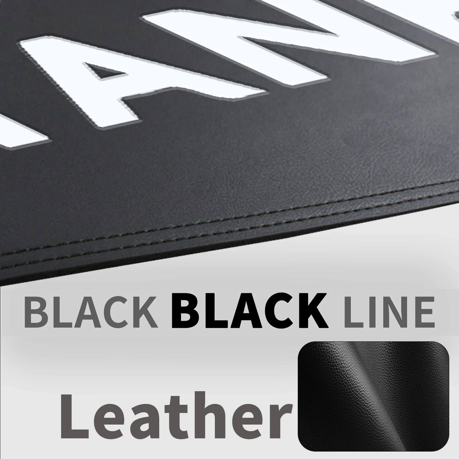 Black leather