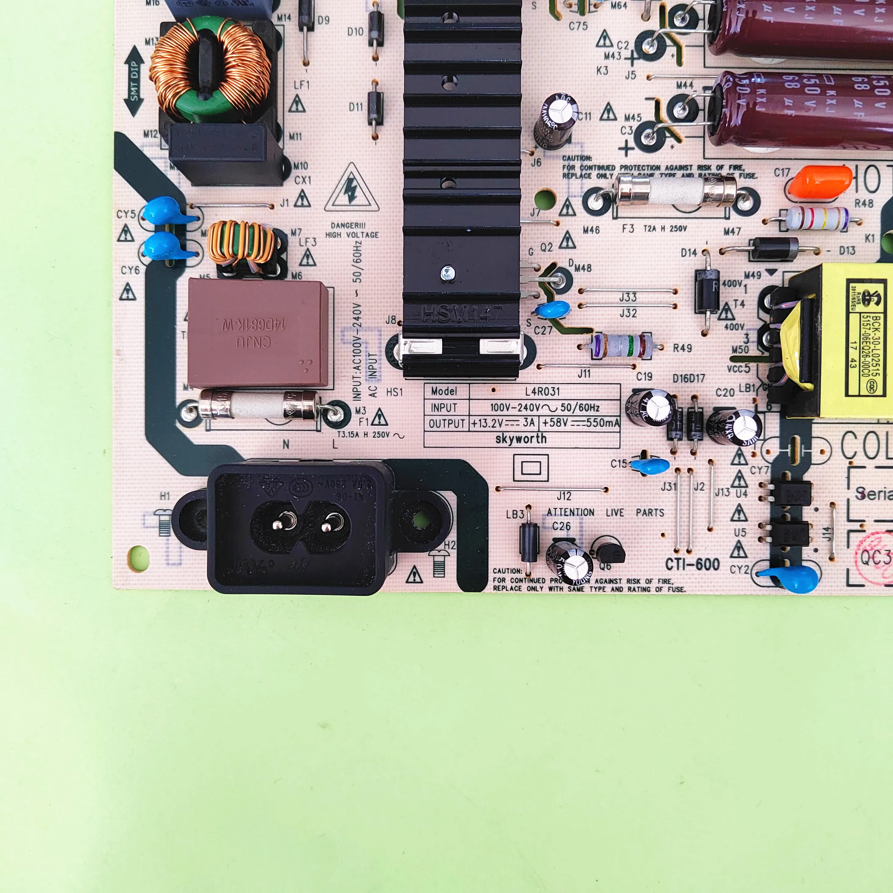 CARTE ALIMENTATION / Power supply Board 40-L141W4-PWC1CG pour TV TCL 65EP640 EUR 85,00 - PicClick FR