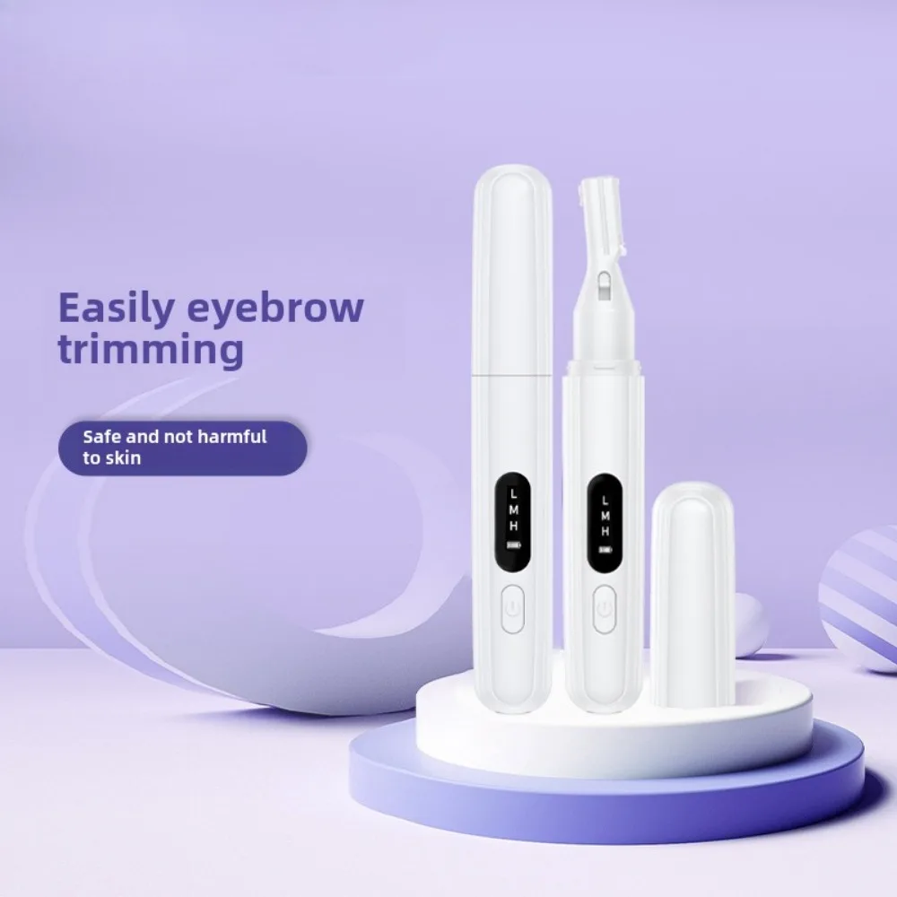 Electric eyebrow trimmer for women rechargeable mini private eyebrow trimmer shaving tool for beginners 2