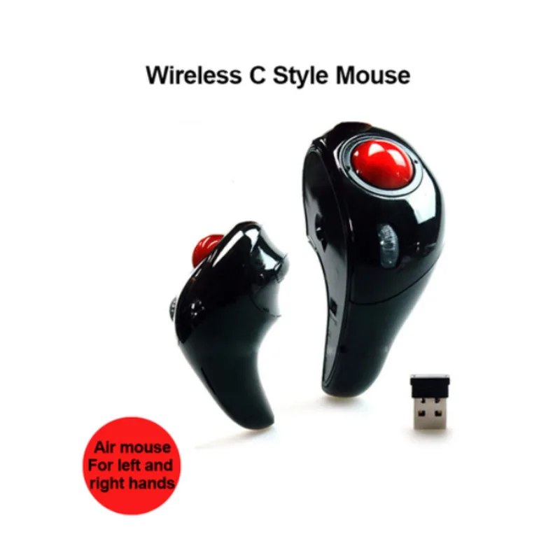 New Wired Trackball Mouse Thumb-Controlled Handheld Wireless Mice Portable Air Laser Pointer Mouse For Laptop PPT Presentation