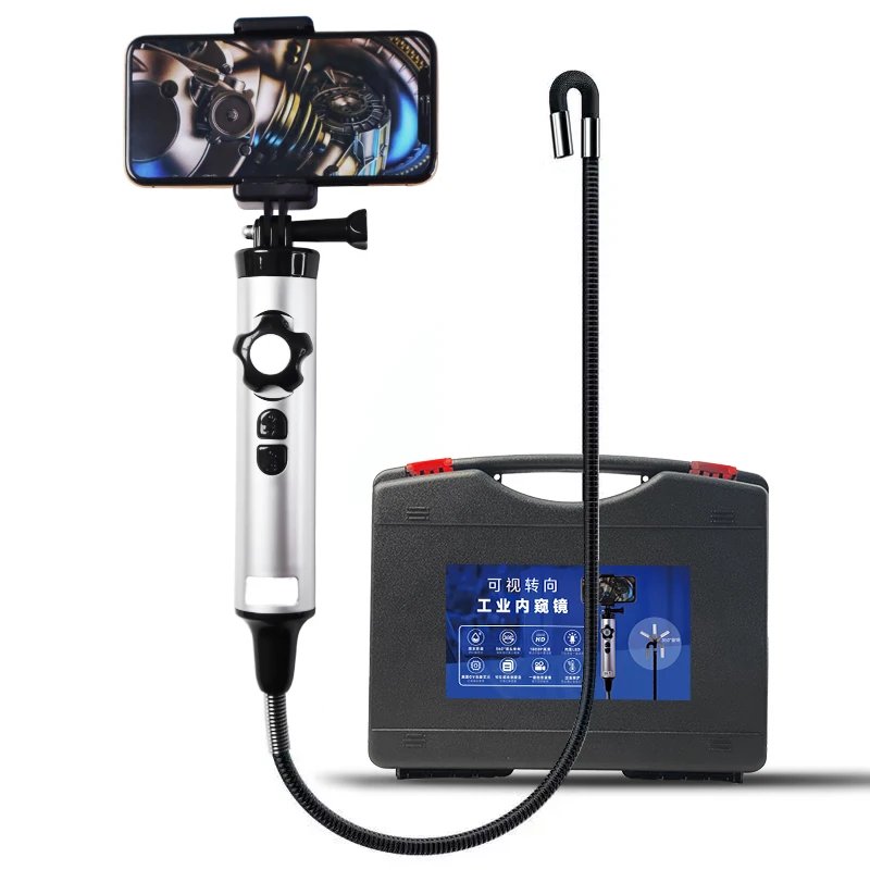 휴대용 LED 조명 내시경 하수도 파이프 검사 카메라, 방수 내시경, 핸드헬드 아이폰 C 타입 USB 내시경 카메라
