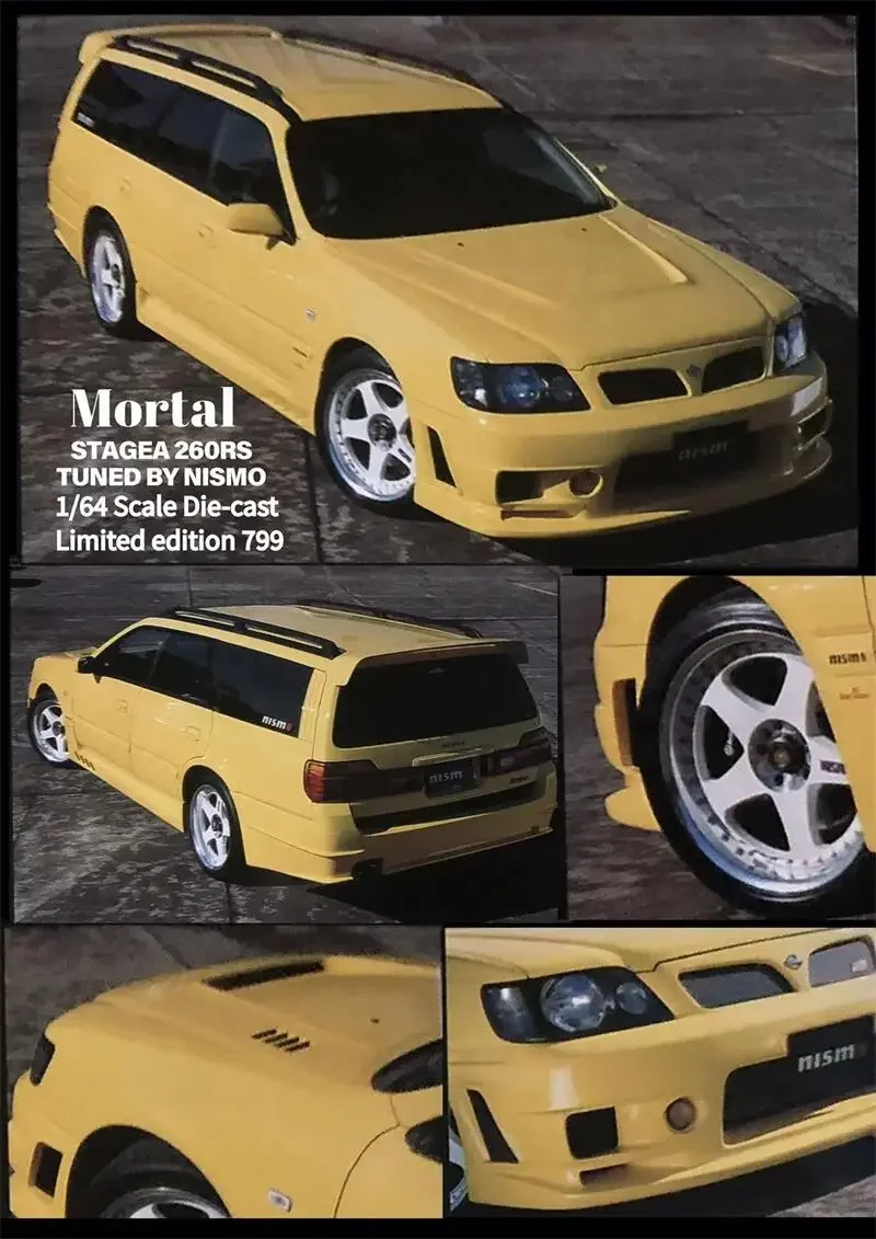 

PreSale Mortal 1:64 Nissan stagea 260rs nismo limited799 Die-Cast Car Model Collection Miniature