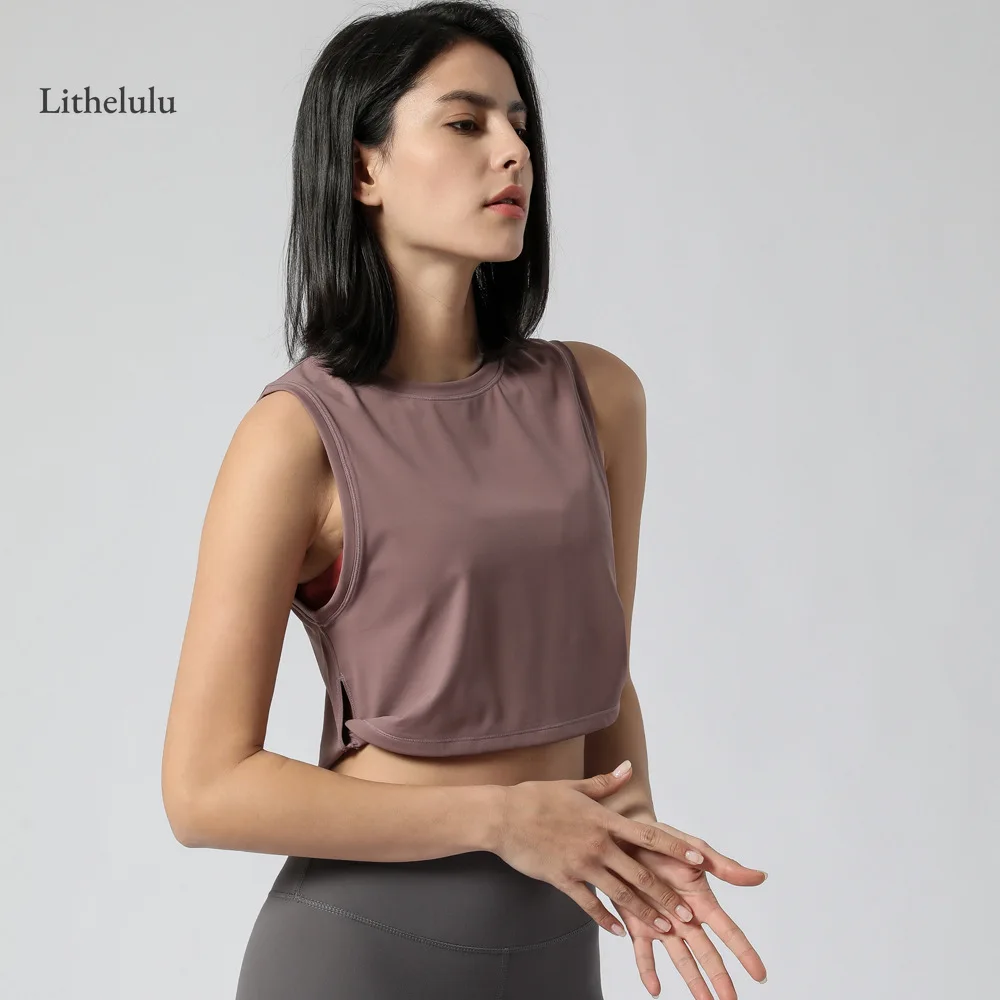 

Новинка, сексуальный спортивный жилет, майка для фитнеса, женская спортивная футболка для йоги, бега, тренажерного зала, удобные упражнения, тренировки без рукавов, кроп-топы