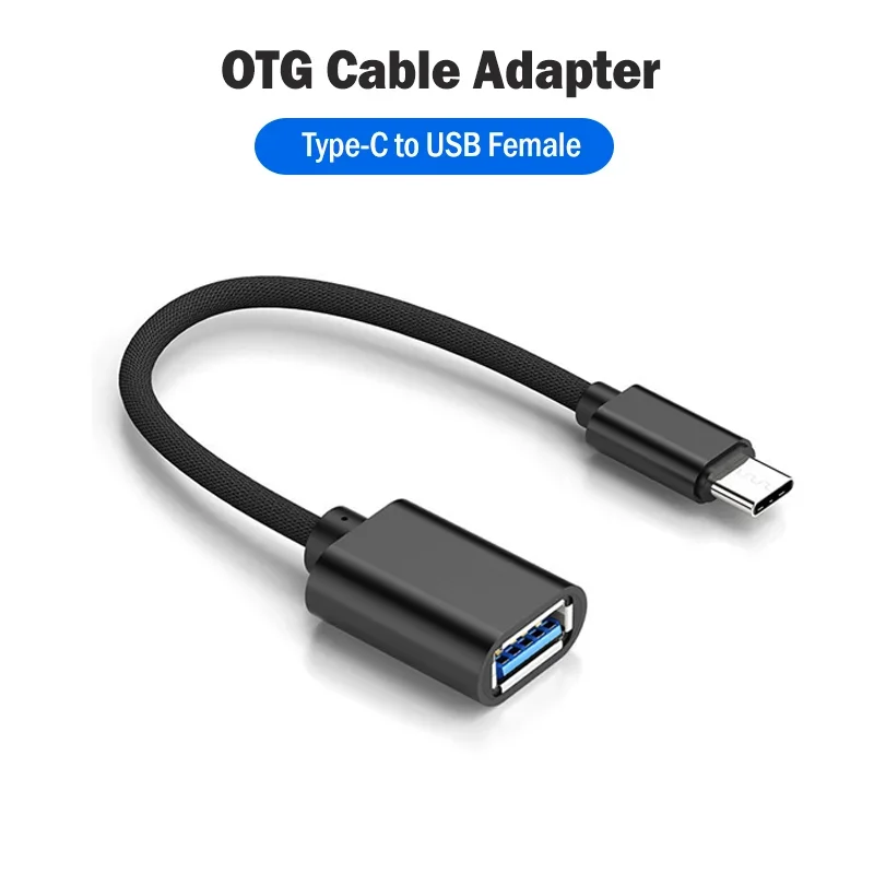 Câble OTG USB C pour Samsung Galaxy S21 FE Adaptateur OTG argent