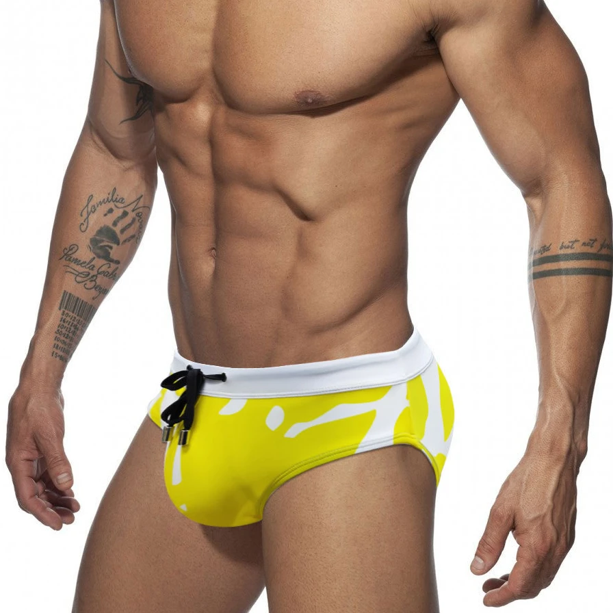 Sexy Pouch Pad Men Swimwear Swim Briefs 2022 UXH Bikini Swimsuit