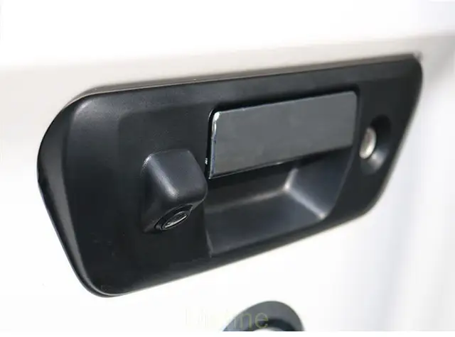 Pour Nissan Navara Poignée de porte de hayon arrière de voiture avec trou  de clé de caméra