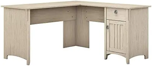 

Home Office Desk, Antique White, 60W
