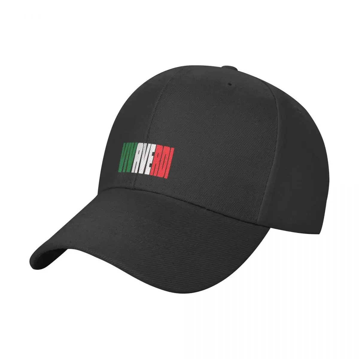 

VIVA VERDI - FLAG OF ITALY (small) Baseball Cap Fluffy Hat black Rugby Hat Beach Baseball For Men Women's