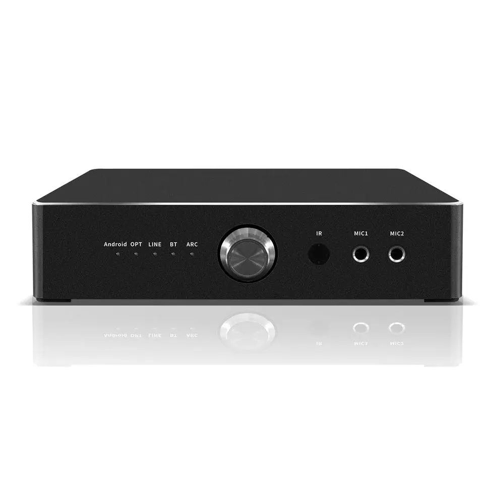 Ihomelife newest 2T2R Dual wifi cloud panel karaoke android TV Box party KTV Machine with 2 Microphone 300W amplifier