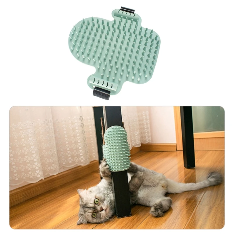 

Игрушка для груминга для кошек, кактус, дразнилка для стола, дразнилка для ног, милые массажные расчески
