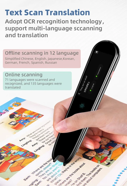 Instant Answer Scanner Pen Scansense AI Smart Pen – Offline Translation ...
