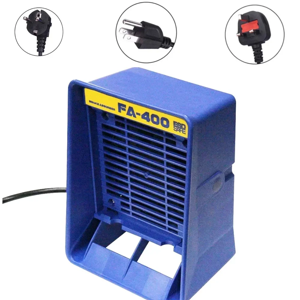 220V/110V FA-400 solder iron smoke absorber ESD fume extractor smoking instrument 5pcs activated carbon filter sponge