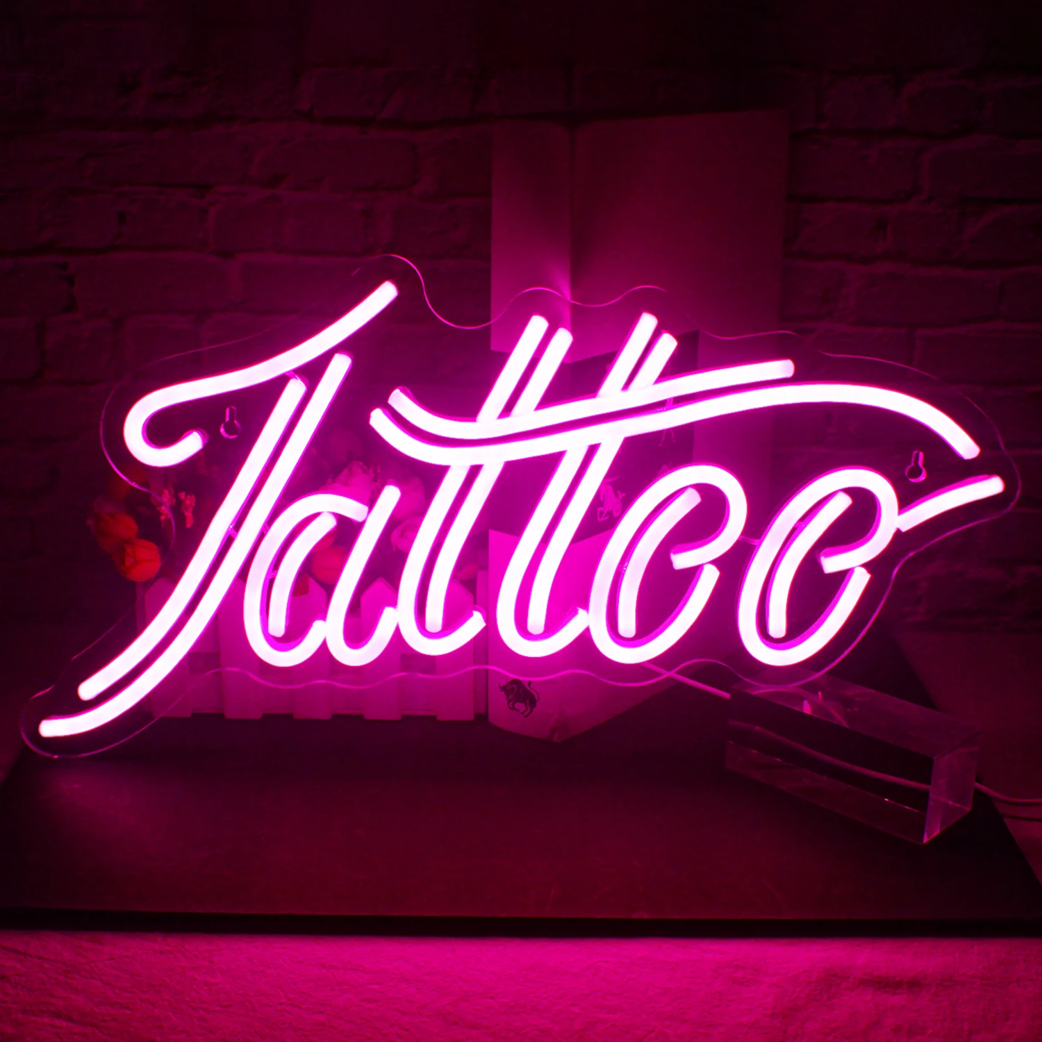 Tattoo Neon Sign Party Layout LED Light Aesthetic Bedroom Home Shop Personality pink Apartment Salon Wall Decor Luminous Sign salon home spa skin care whitening ozone facial steamer warm mist humidifier for face deep cleaning vaporizer sprayer