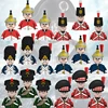 10pcs Napoleonic Wars Military Soldiers Building Blocks WW2 Mini Figures French British Fusilier Rifles Weapons Toys For Kids 1