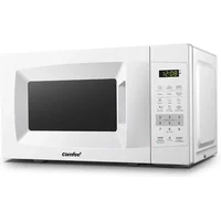 COMFEE' EM720CPL-PM Countertop Microwave Oven with Sound On/Off, ECO Mode and Easy One-Touch Buttons, 0.7 Cu Ft/700W Pearl White 1