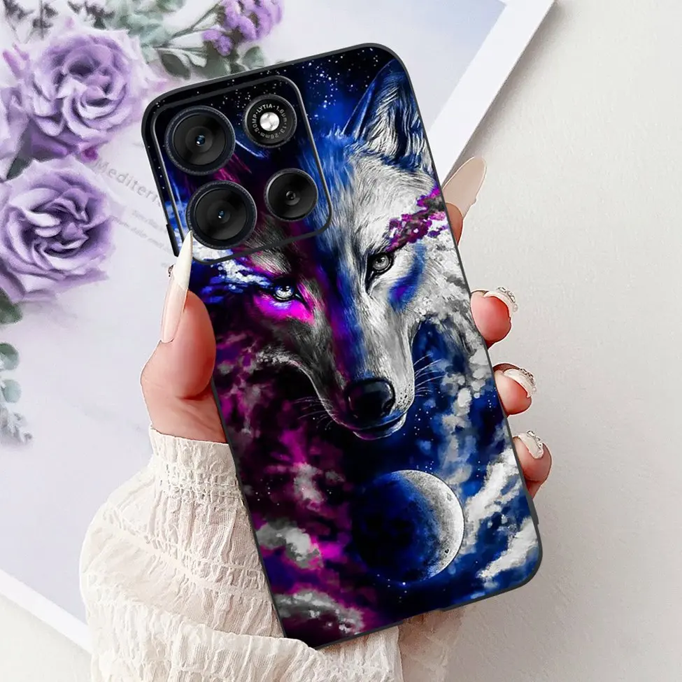 Cute Cartoon Cat & Butterfly Luxury Phone Case – Stylish Protection