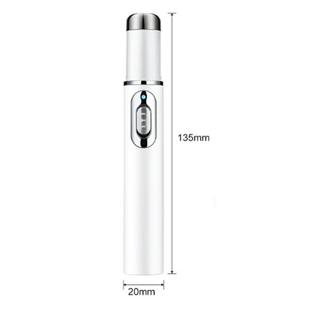 Acne Remover Blackhead Remover Blue Light Therapy Pen for Soft Scar Wrinkle Removal and Relax