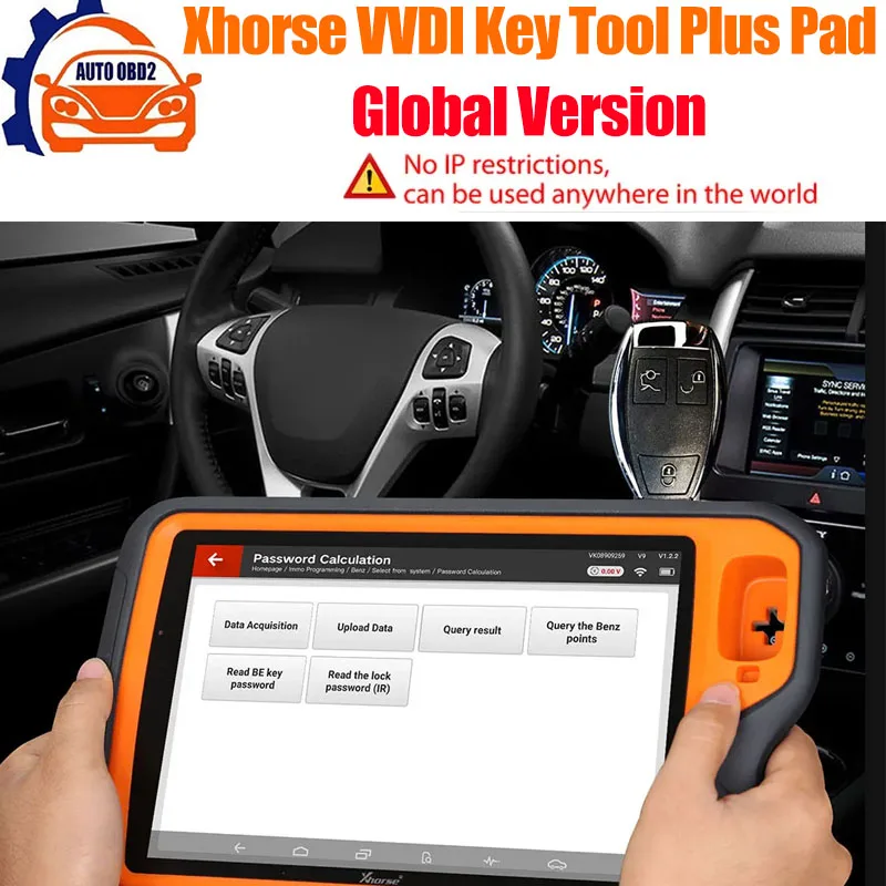 

Xhorse VVDI Key Tool Plus Pad Full Key Programmer Configuration CAN Airbag Coding EEPROM ECU Programming XP005 VVDI MAX PRO