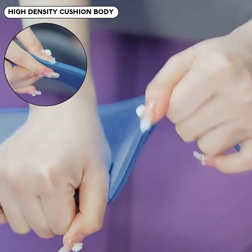 2Pcs Fitness Exercise Yoga Mat Mini Soft Non Slip Auxiliary Exercise Fitness Pilates Mat Foldable Portable Sweat Proof Yoga Mat