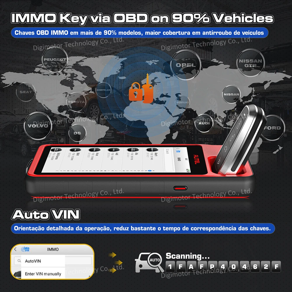 Autel MaxiIM KM100 Key Programmer أدوات مولد المفا...