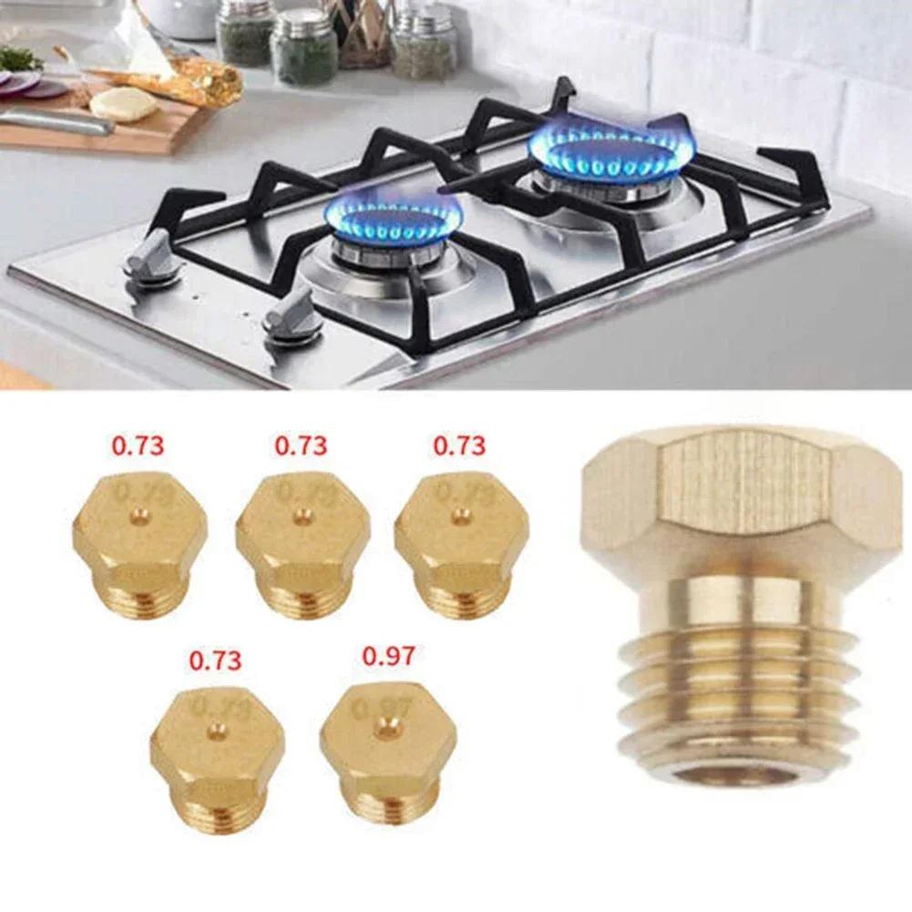 Kit De Conversion GPL Pour Plaque De Cuisson Gaz 5 Brûleurs - Buses Propane M6 (50, 70, 87, 100)