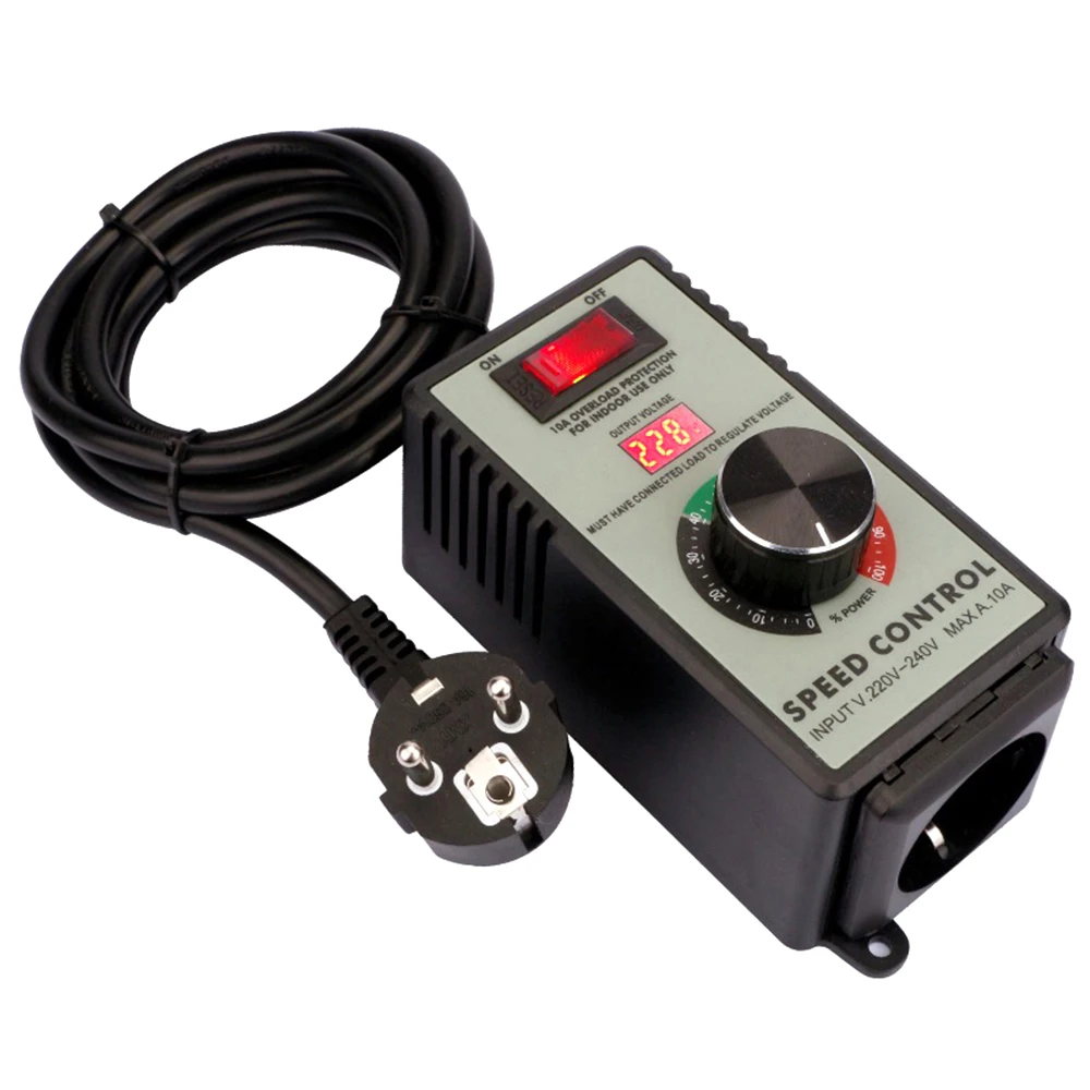 Rebarbadora Governador Controlador de Velocidade do Motor Broca de Mão Ventilador de Máquina de Polimento Interruptor de Controle de Velocidade Stepless 110v 220v