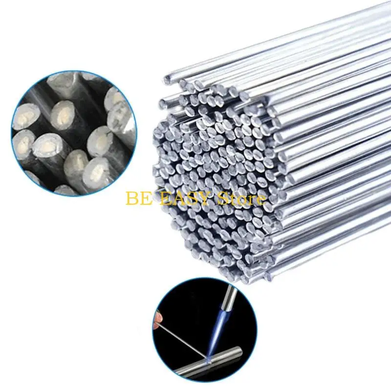 E28F 50Pcs 알루미늄 플럭스 코어 용접 와이어 용접 납땜을 위한 쉬운 녹는 용접봉