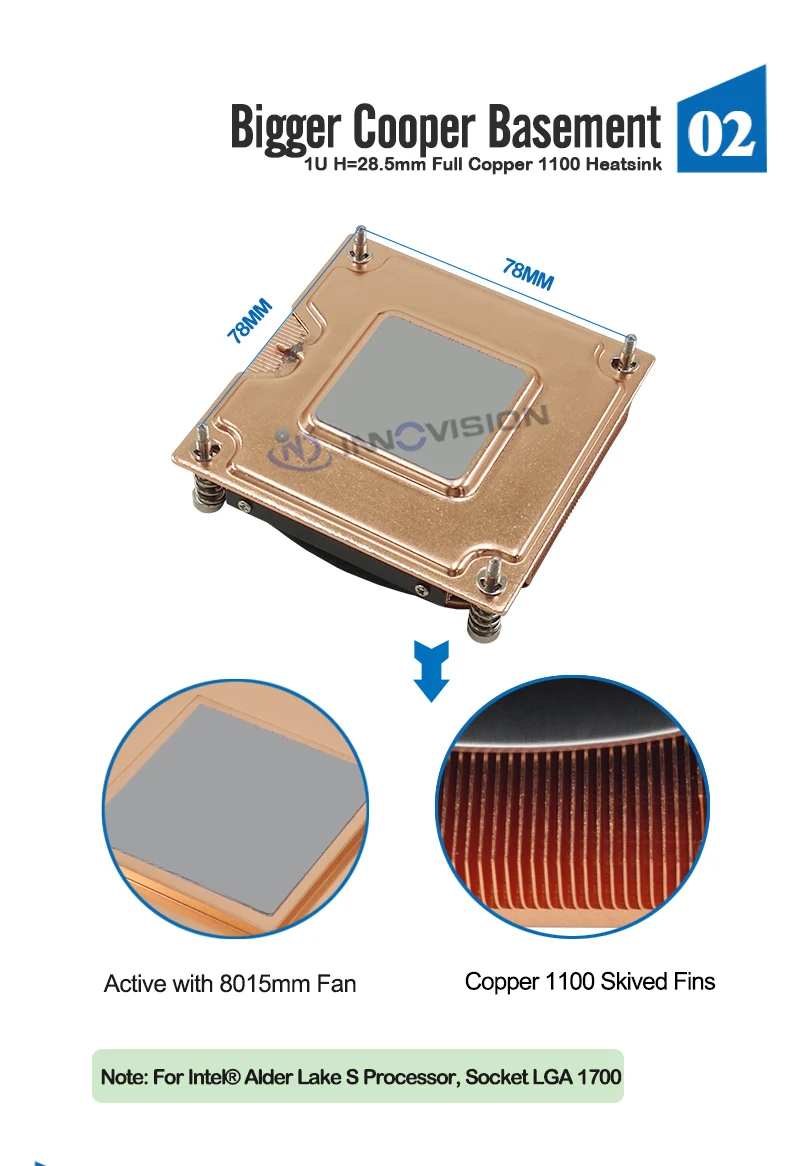 novo ativo dissipador de calor cpu cooler para intel buraco espaçamento tdp com base de câmara de vapor