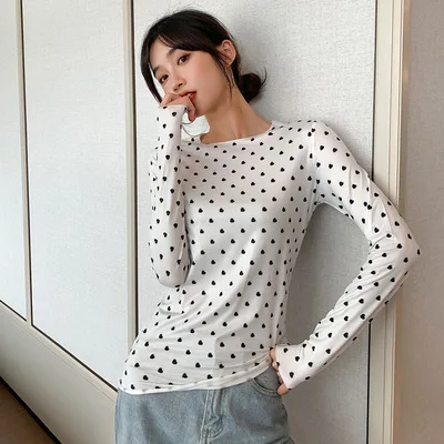 Solid Color Crescent Moon Print O-Neck & Turtleneck Long/Short Sleeves Shirt Summer Women Hot Chic Bodycon Tops Outfits S-XL yellow t shirt Tees