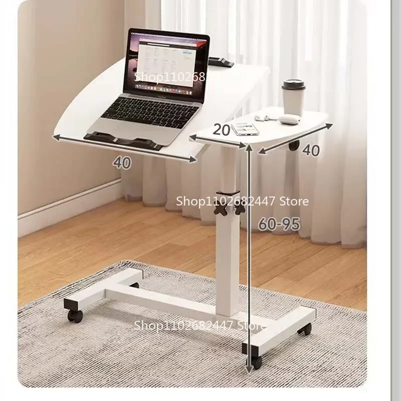Portable Bedside Table Laptop Desk Adjustable Adjustable Table Folding Sofa Side Widened