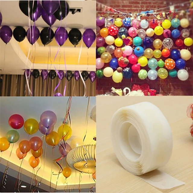Birthday Party Wedding Decoration Points Balloon Glue Attachment Dot Attach  Balloons To Ceiling or Wall Balloon Stickers - AliExpress
