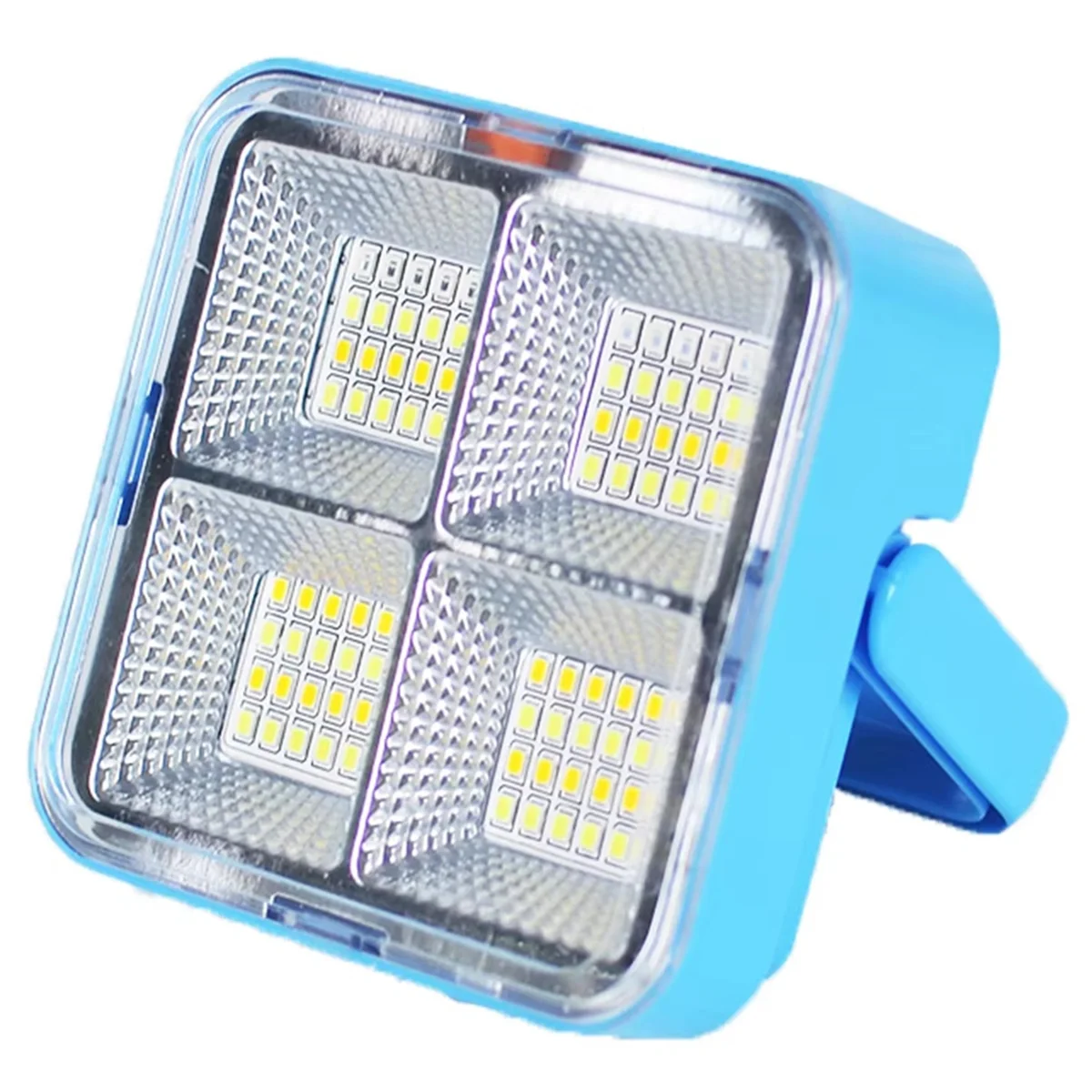 BAAU Rechargeable Solar LED Spotlight-USB Outdoor Floodlight, Powerful Projector Construction Lamp for Enhanced Visibility
