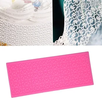 Lace Silicone Mold Cake Decoration Molds Sugar Craft Fondant Mat Cake Decorating Baking Tool Moulds Accessories Supplies 2