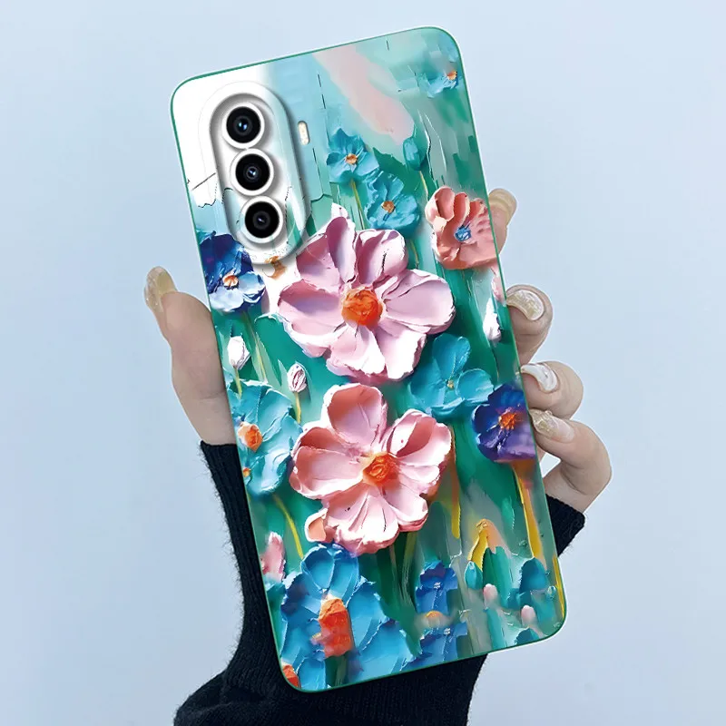 Cute Panda Girl Cat Anti-Drop Liquid Silicone Phone Back Cover