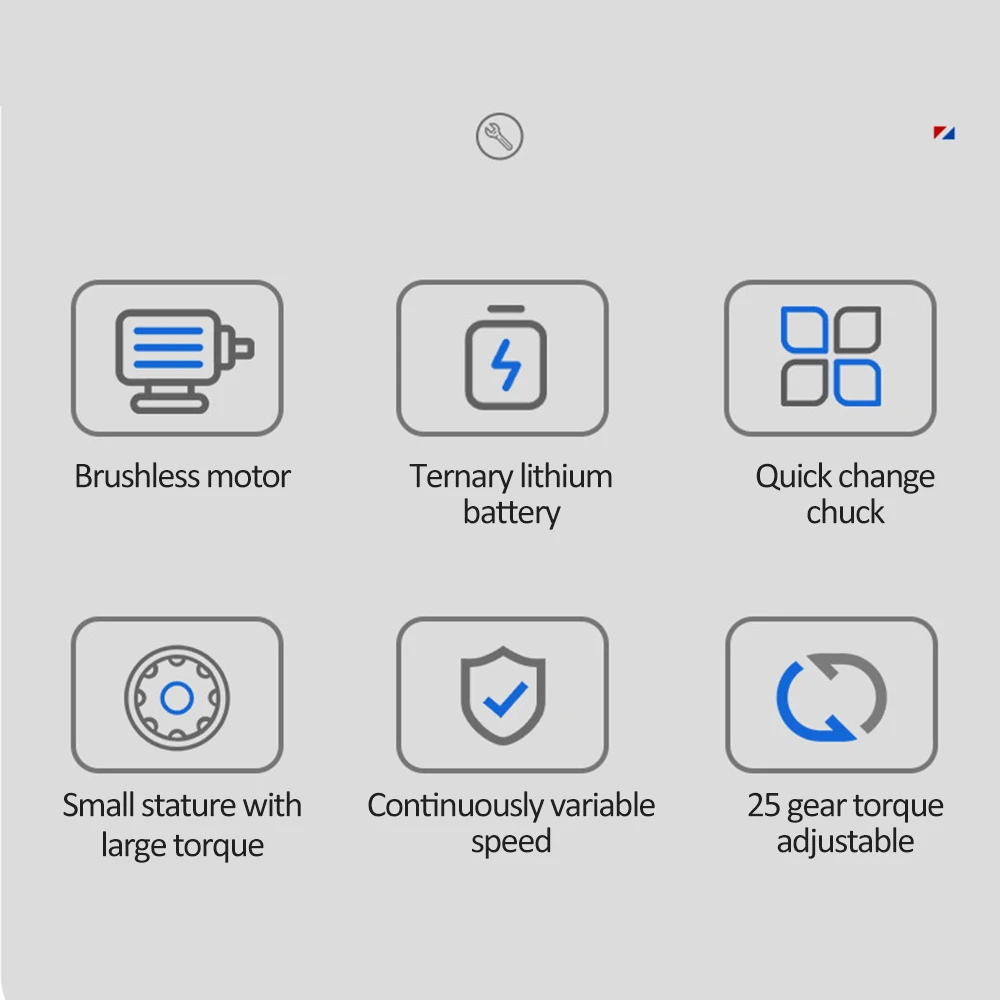 브러시리스 리튬 스크루 드라이버, 2 가지 속도 제어 모드, 수리 도구 키트, 전기 스크루 드라이버, 충전식 스크루 드라이버, 21V