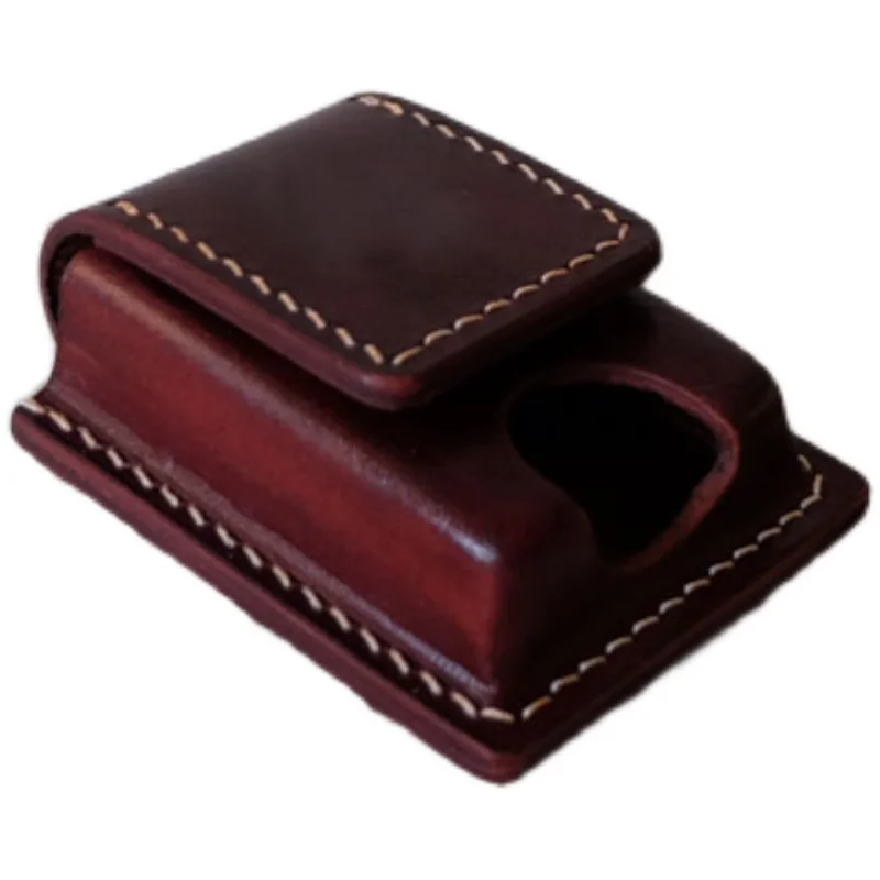 

Hand Made vegetable tanned Leather Pouch Case Leather Protective Sheath for ZIPPO Lighter