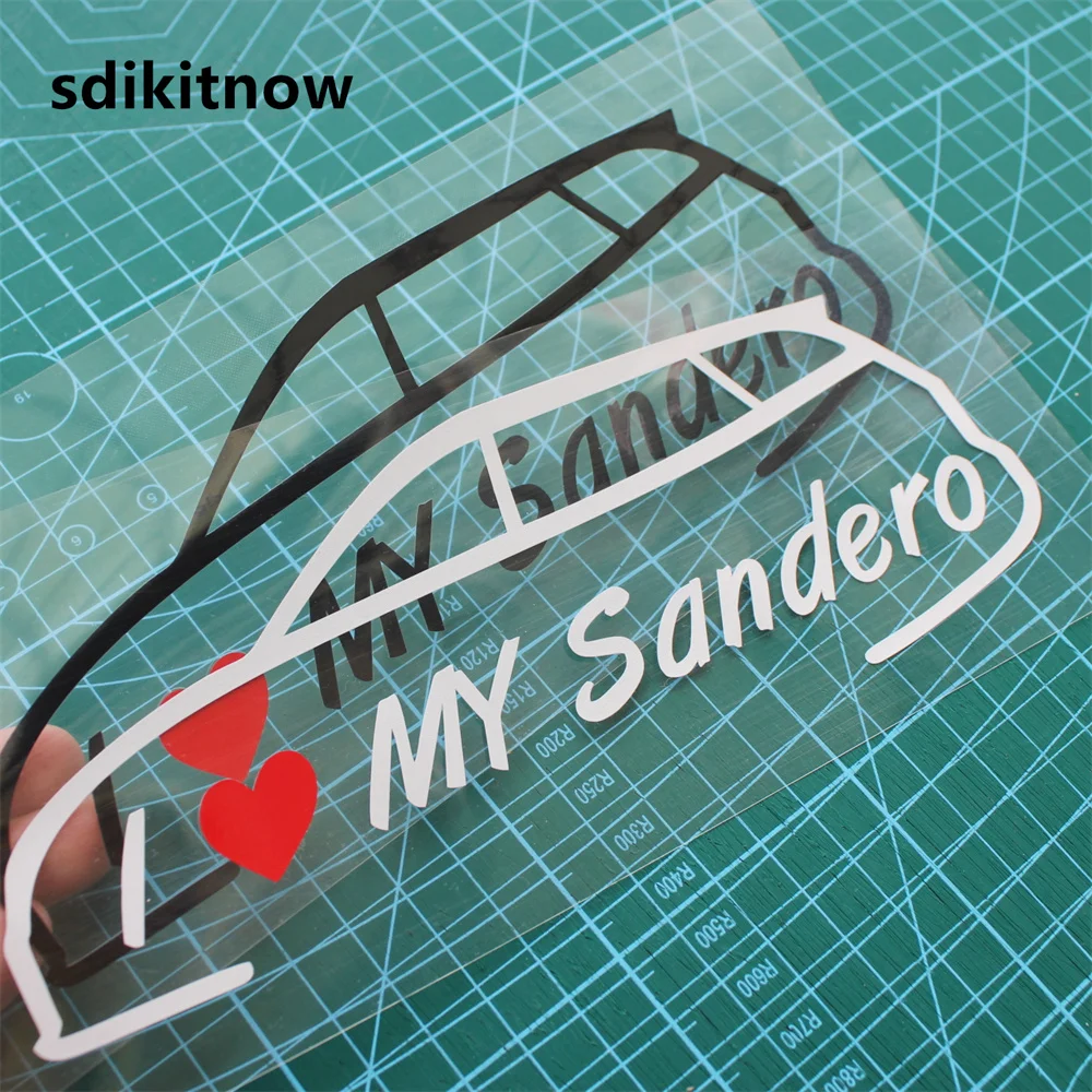 2023 Nuovo 1Pc Car Decal Sticker Styling Windows Decorazione Della Porta Per Dacia Sandero Stepway Accessori