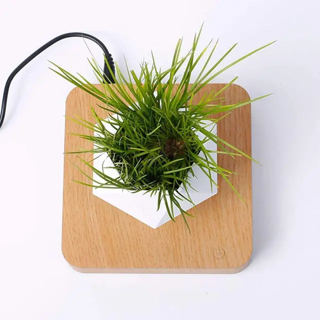 Levitating Air Bonsai Edény Forgása Virágcserepek Mágneses Lebegő Felfüggesztés Úszó Zamatos Edények Ültetett Növényi Dekoráció - Image 4