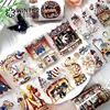 2m/Roll Magic House PET Stickers Decorative Fantasy Transparent Tape For Scrapbooking Journal Aesthetic Stationery 1