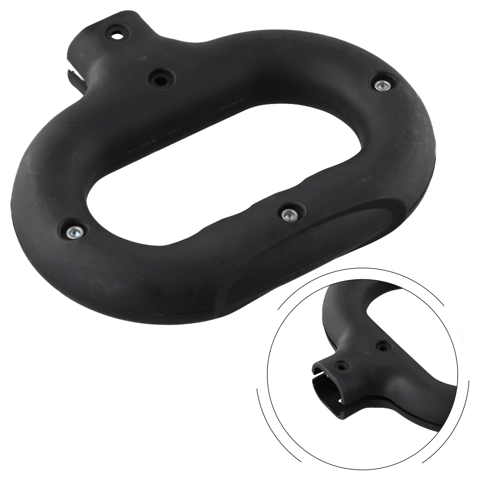1pc Wagon Cart Handle Plastic Folding Wagon Cart Handles For 15x25mm Oval Tubes Camping Gardens Trolley Camping Supplies
