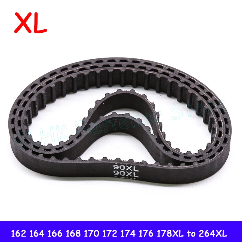 

Width 10/12.7mm Closed Loop Rubber Timing Belt 5.08mm Pitch XL Synchronous Belt XL162 164 166 168 170 172 174 to XL264