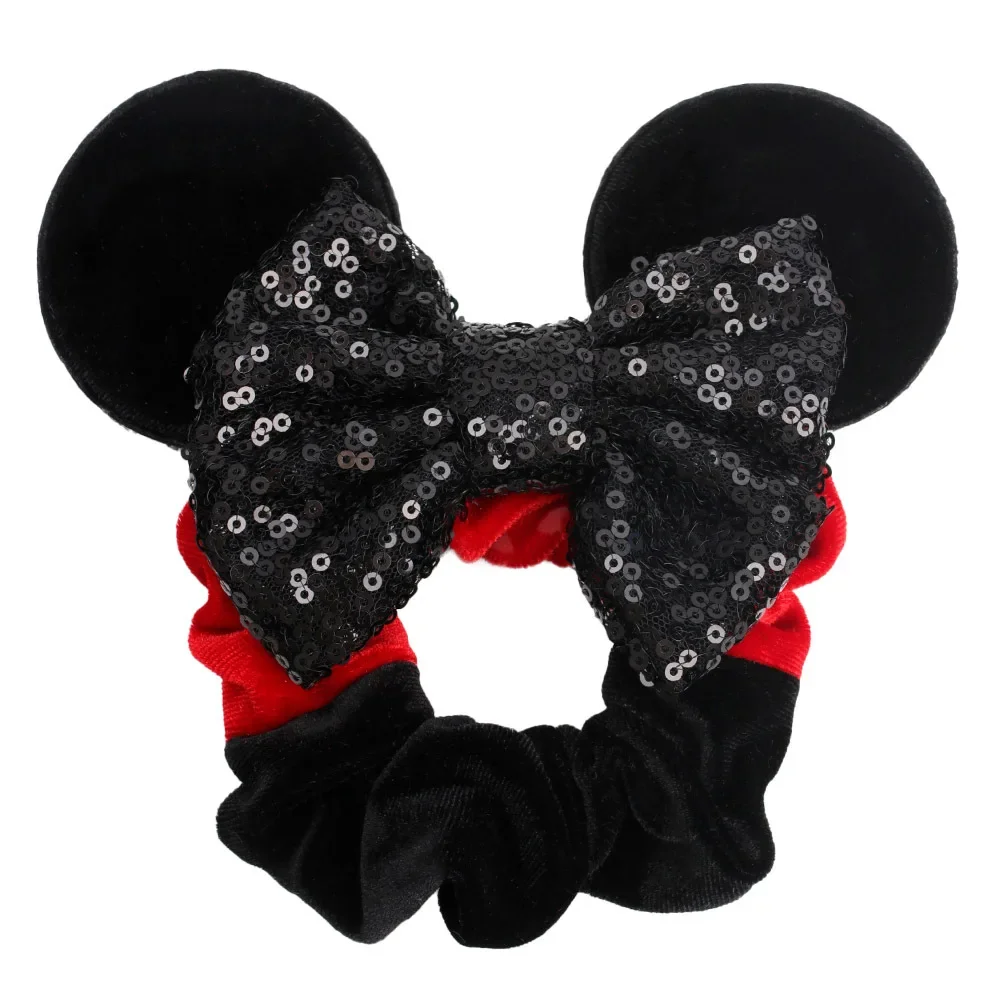Disney Mickey Ears Bow Large Intestine Hairband Children's Theme Party Hair Accessory Cute Children's Hair Accessory