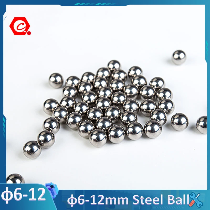 20-1000Pcs Steel Ball Slingshot Balls Catapult Hitting Steel Bearing Balls Smooth Ball Dia 6/6.5/7/7.5/8/8.5/9/9.5/10/11/12mm stainless spring