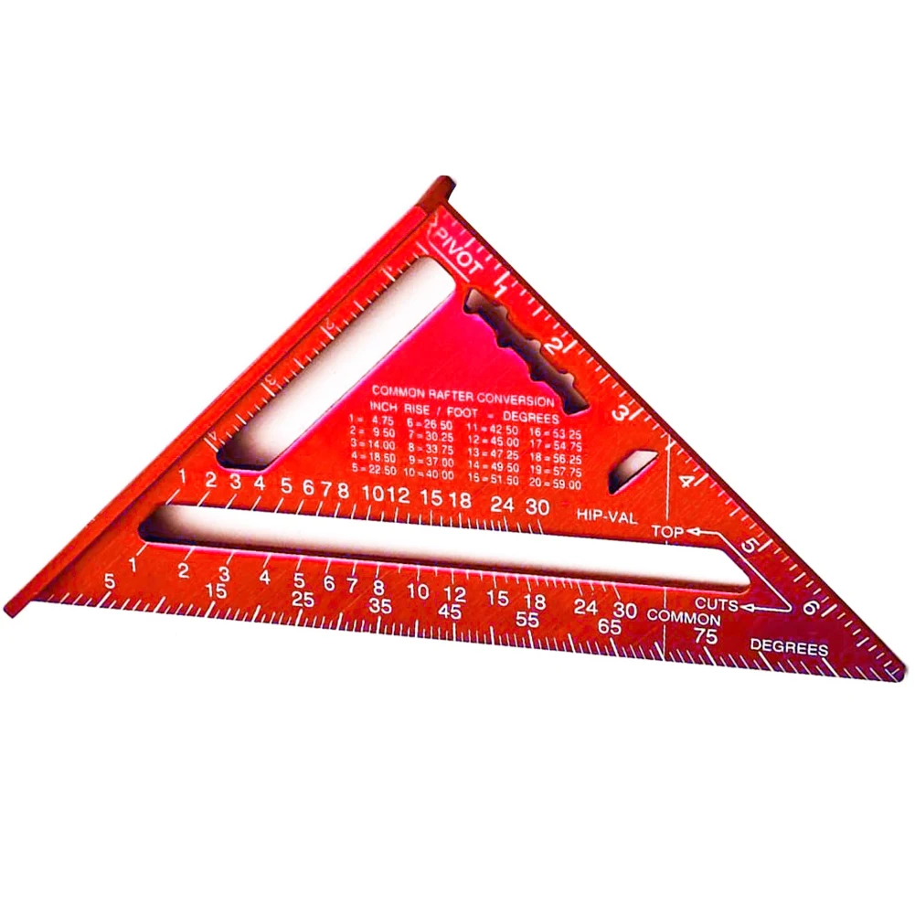 Règle Triangulaire De 12 Pouces En Alliage D'aluminium, Outil